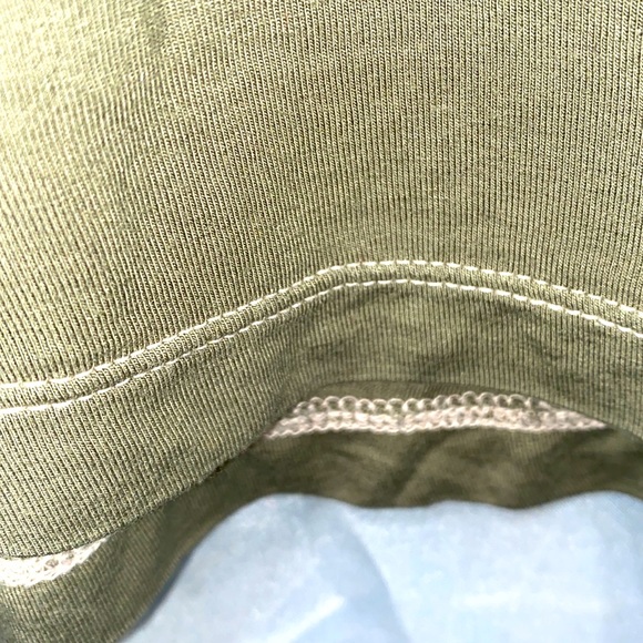 AMERICAN EAGLE OUTF. RAYON OLIVE TANK SZ XL - Picture 6 of 11